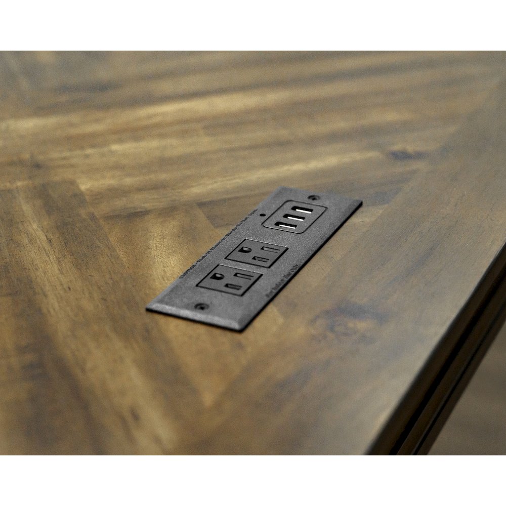 Porter Traditional Wood Writing Desk, Brown