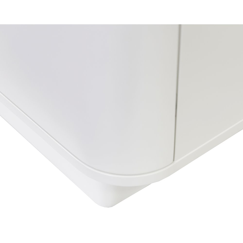 Uptown 60" Fireplace Console, Fully Assembled, White