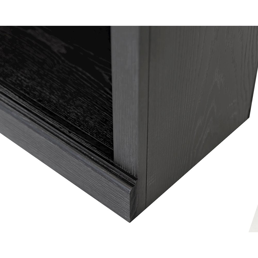 Traditional Wood Open Bookcase, Office Storage