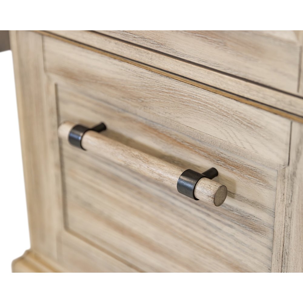 Traditional Executive Wood Double Pedestal L-Desk, Corner Desk, Office Table