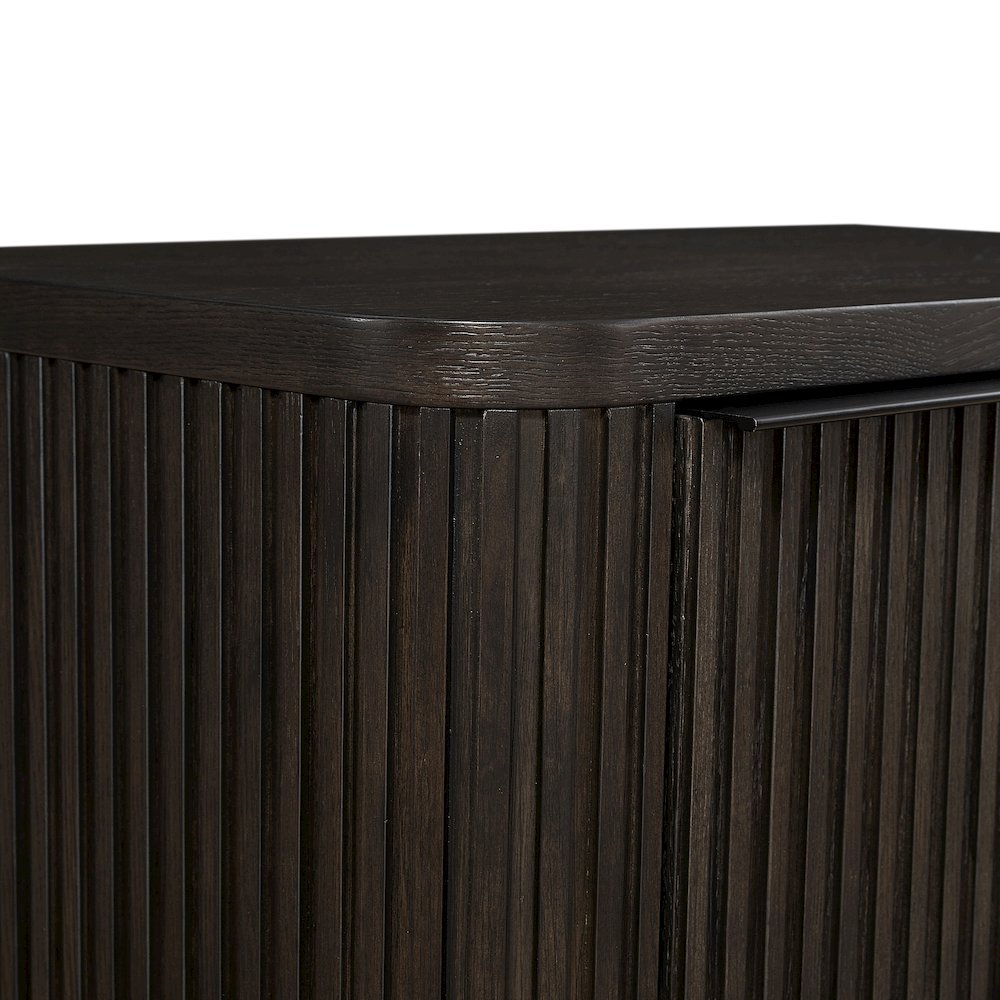 Tulane Wood Lateral File With Legal/Letter File Drawer, Brown