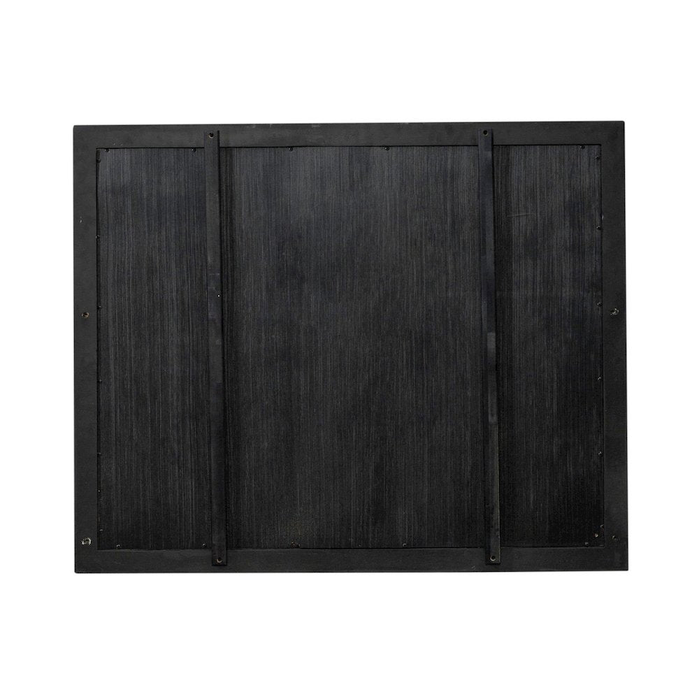 Landscape Mirror - Black Traditional Multi in Dusty Taupe