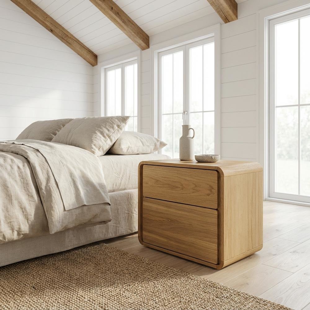 Nightstand with Modern Design and Durable Finish