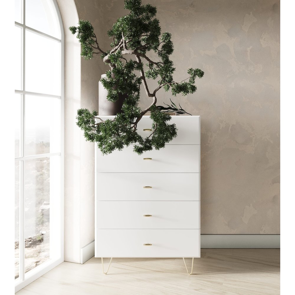 Modrest Bryan - Modern White Chest