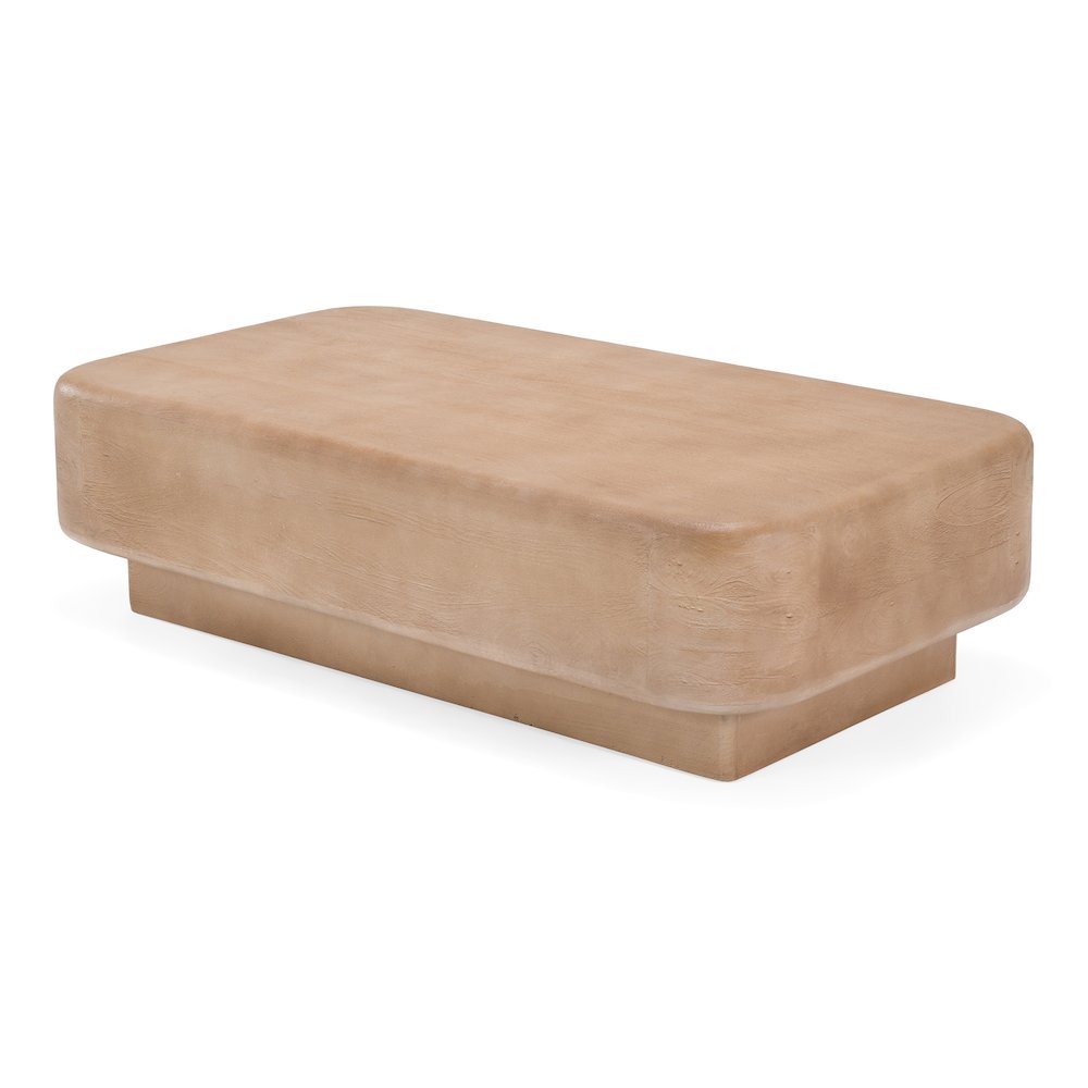 Bruno - Modern Mango Wood Rectangular Coffee Table