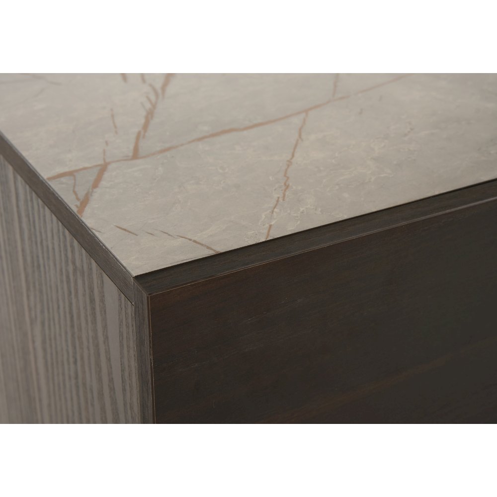 Nova Domus Velondra - Modern Eucalypto + Marble Dresser