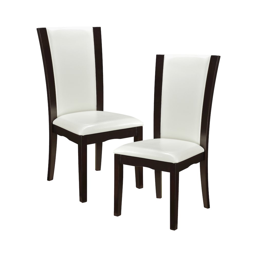 Daisy Wood Dining Room Side Chair, set of 2 in White