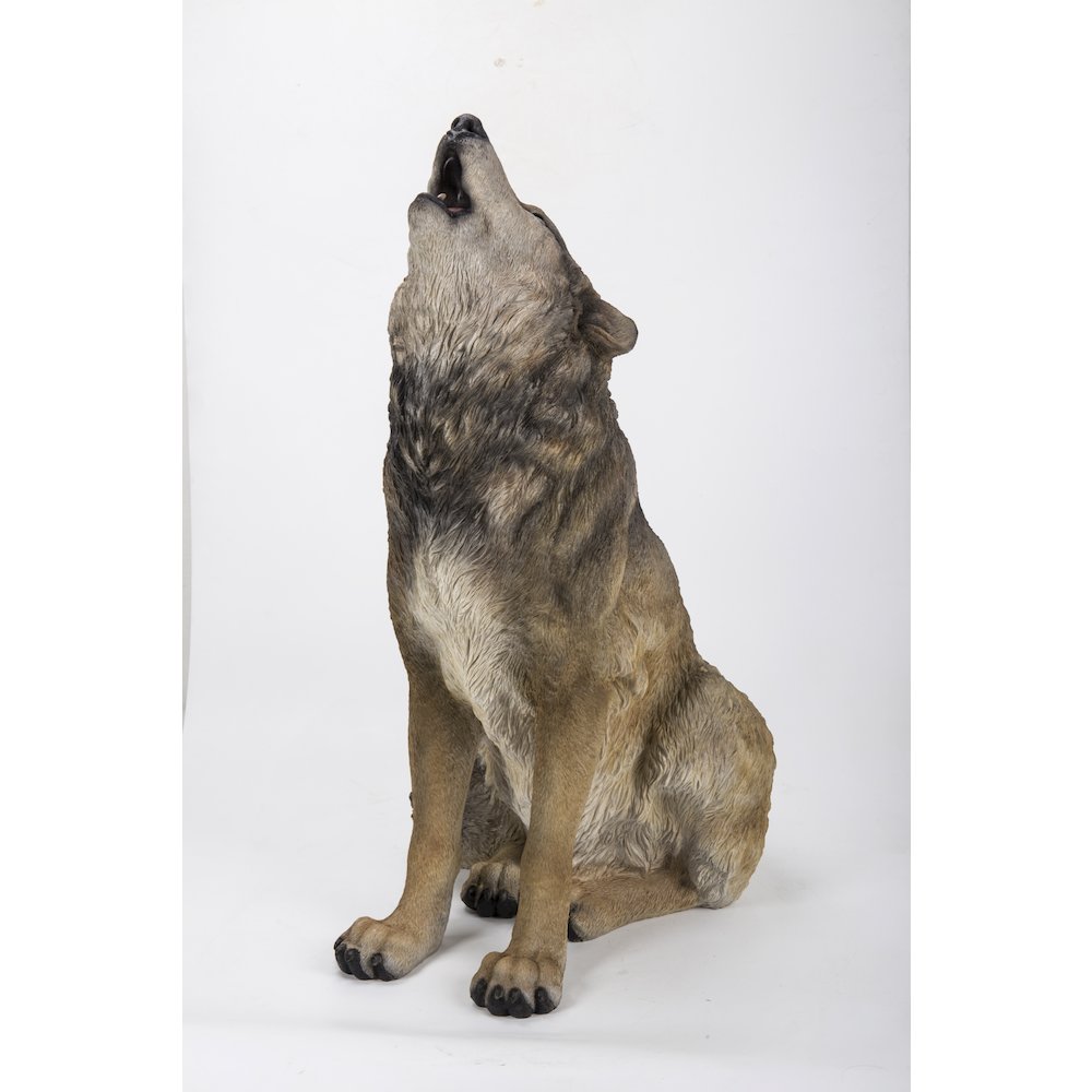 Large Wolf Statue