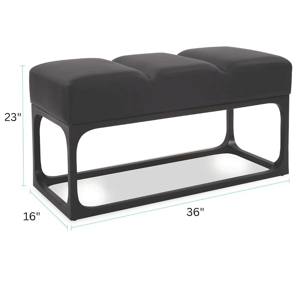 Roma Leather Bench