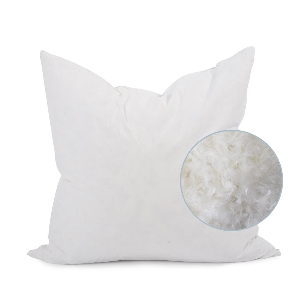 24 x 24 Pyth Coral Pillow - Down Insert
