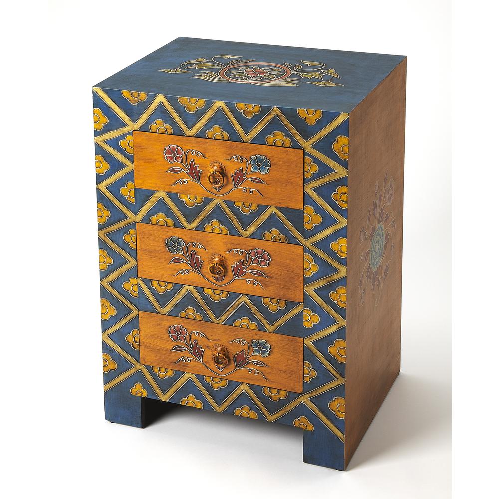 Hand Painted Accent Chest, Belen Kox