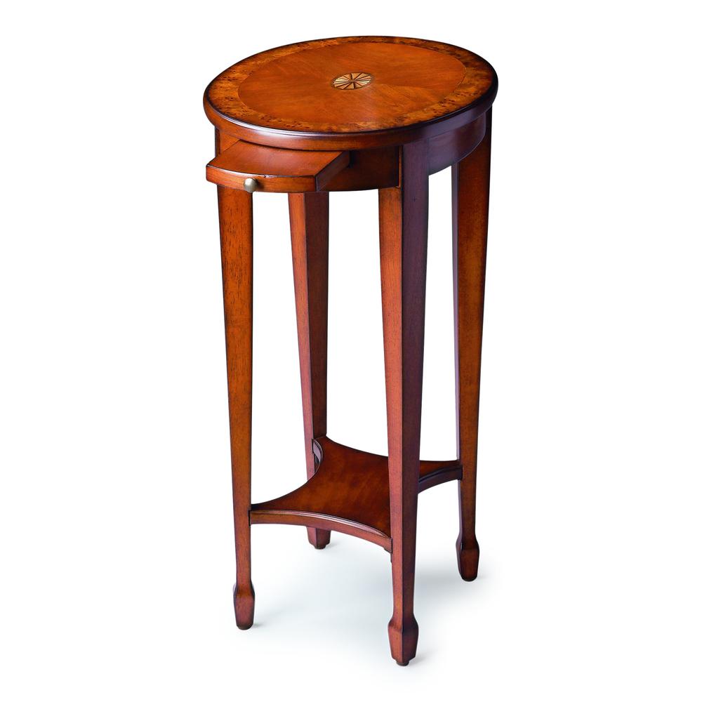Olive Ash Burl Accent Table, Belen Kox