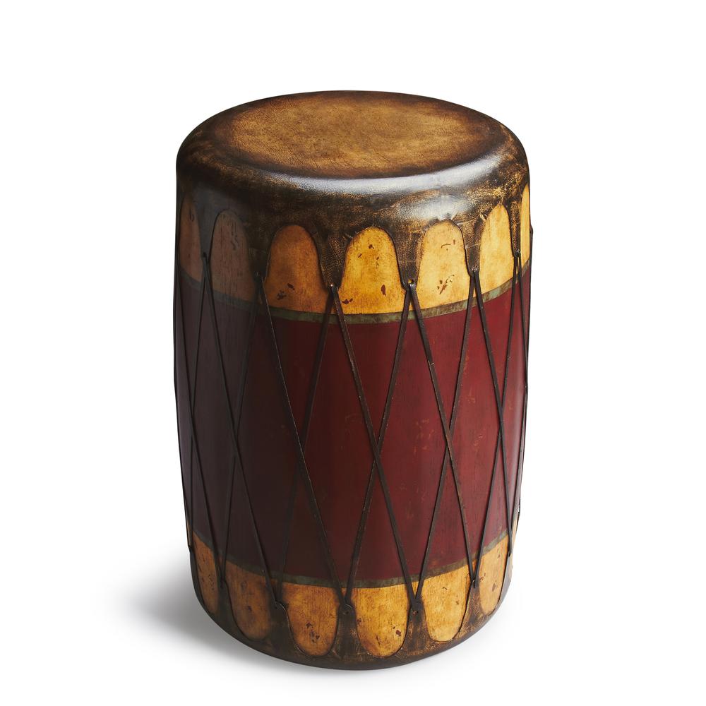 Leather Drum Table, Belen Kox