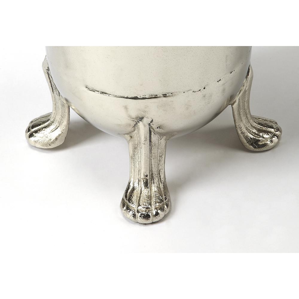 Polished Silver Iron Umbrella Stand, Belen Kox
