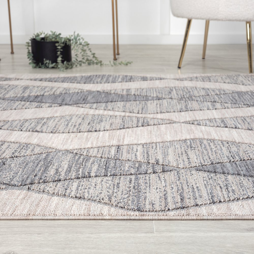 Westport Geometric PET Yarn Indoor/Outdoor Area Rug