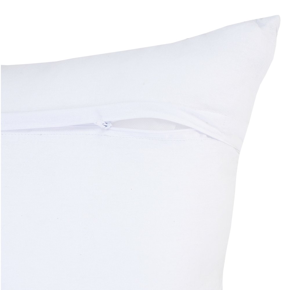 Altair Cotton Pillow Set of 4 in Blue/Ivory, 18" x 18"