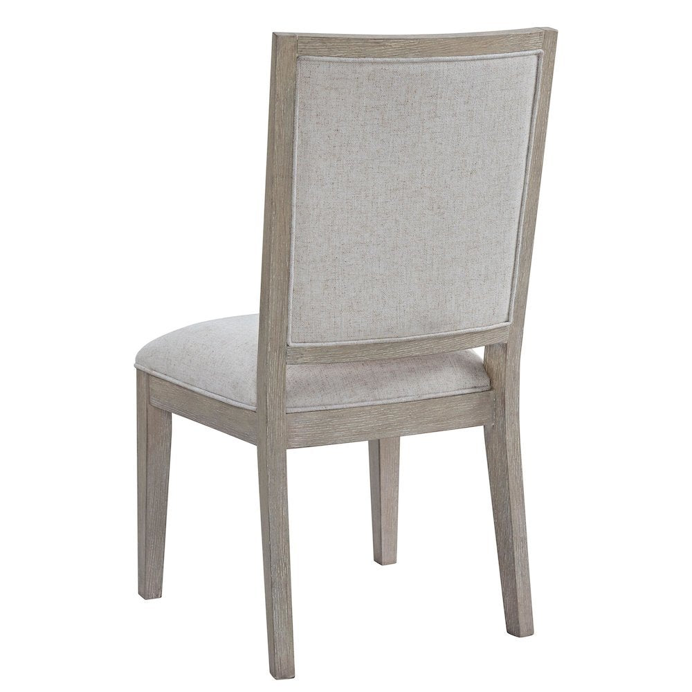Gray Upholstered Dining Chair Set of 2 for Kitchen or Formal Dining Table Use