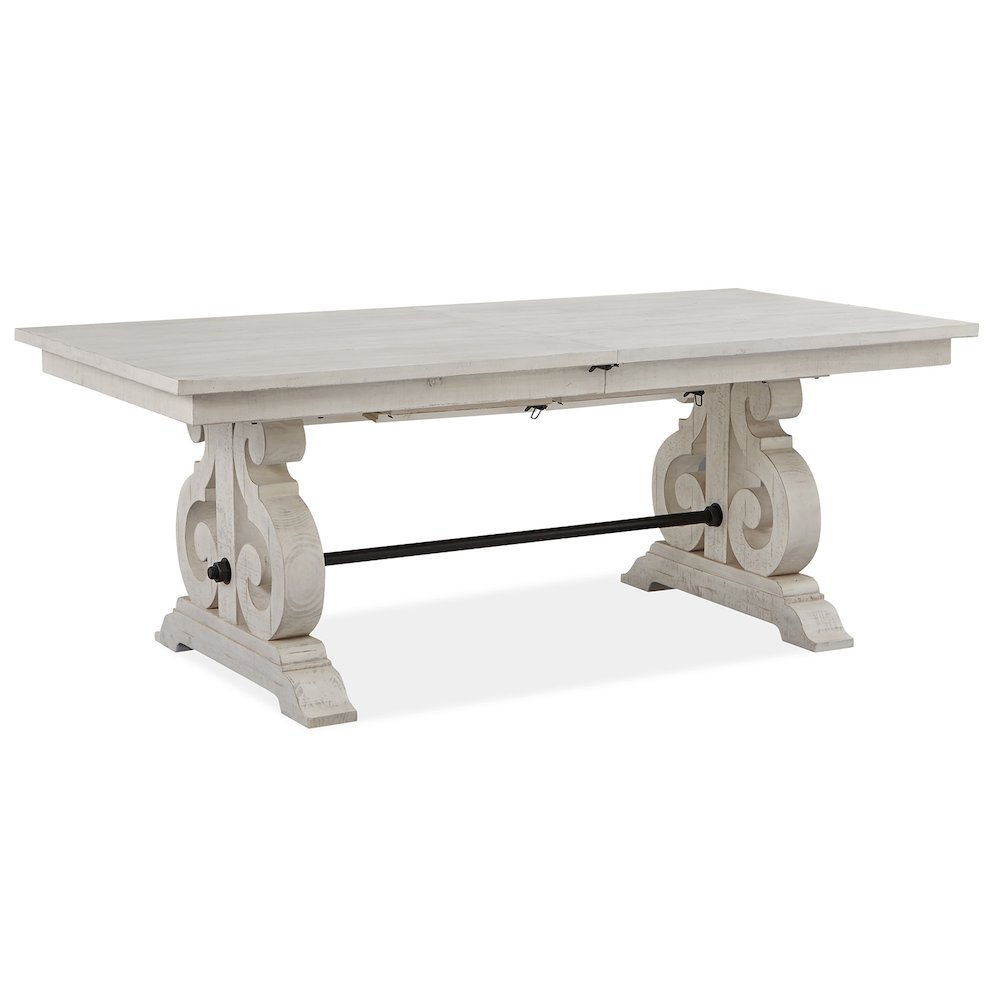 Bronwyn Alabaster And Toasted Nutmeg Rectangular Dining Table Base