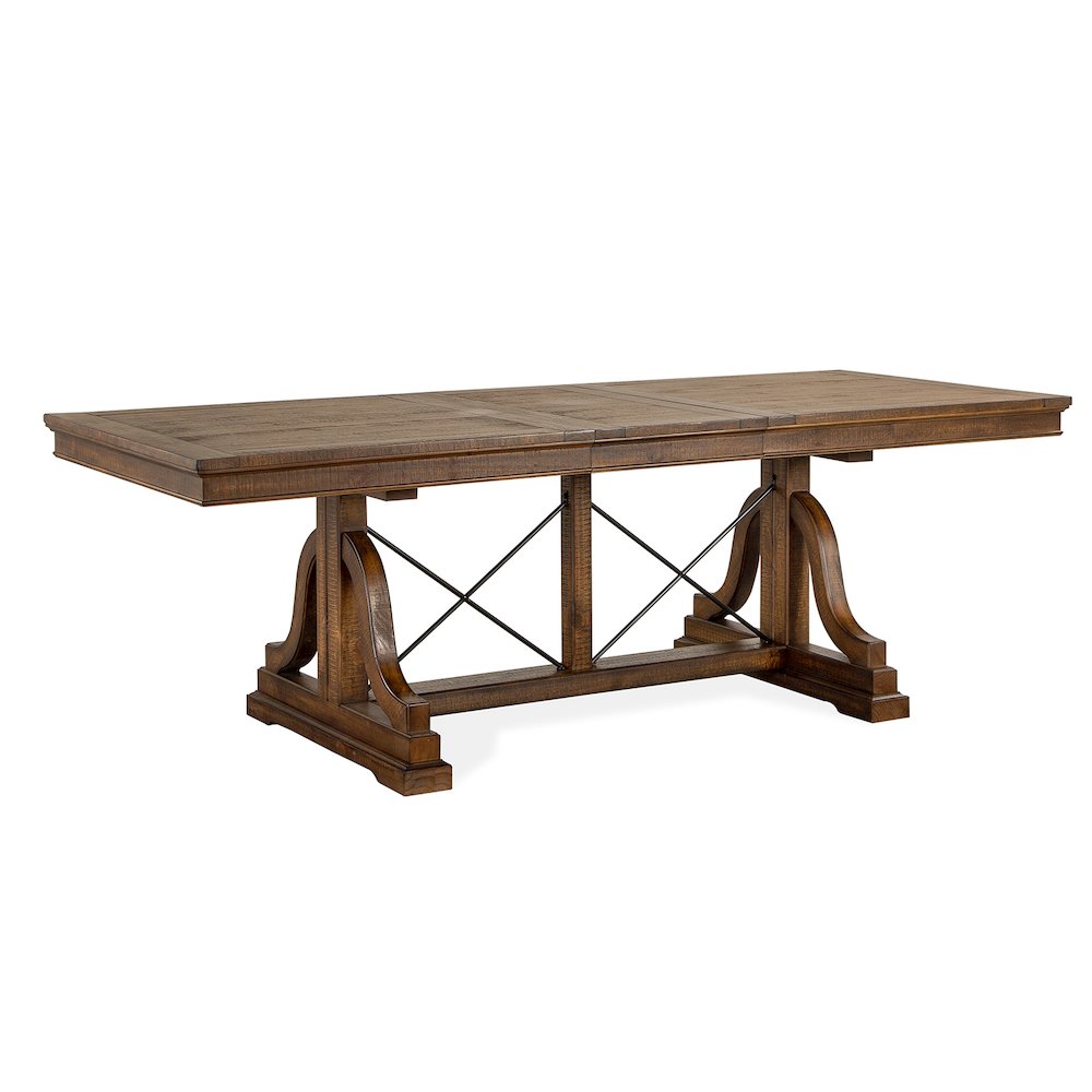 Bay Creek Toasted Nutmeg Trestle Dining Table Base