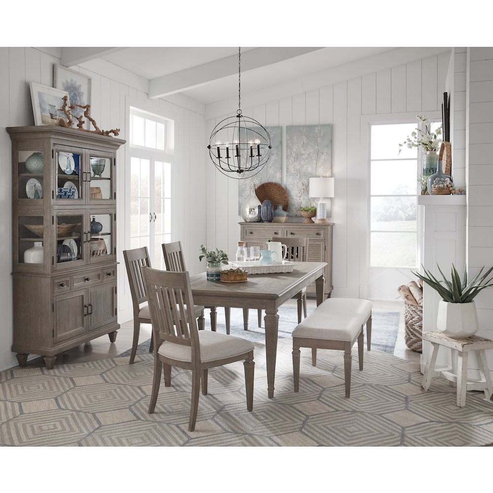 Lancaster Dovetail Grey Bench