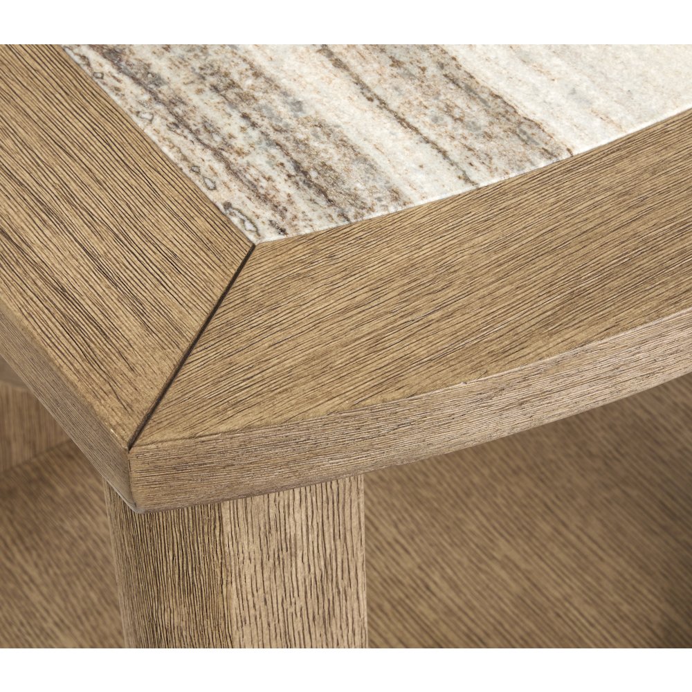 Bradford Riverbed Beige Rectangular Cocktail Table