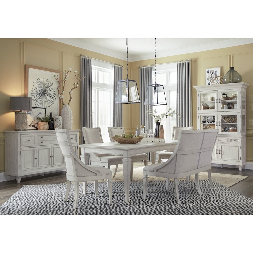 Newport Alabaster Upholstered Bench