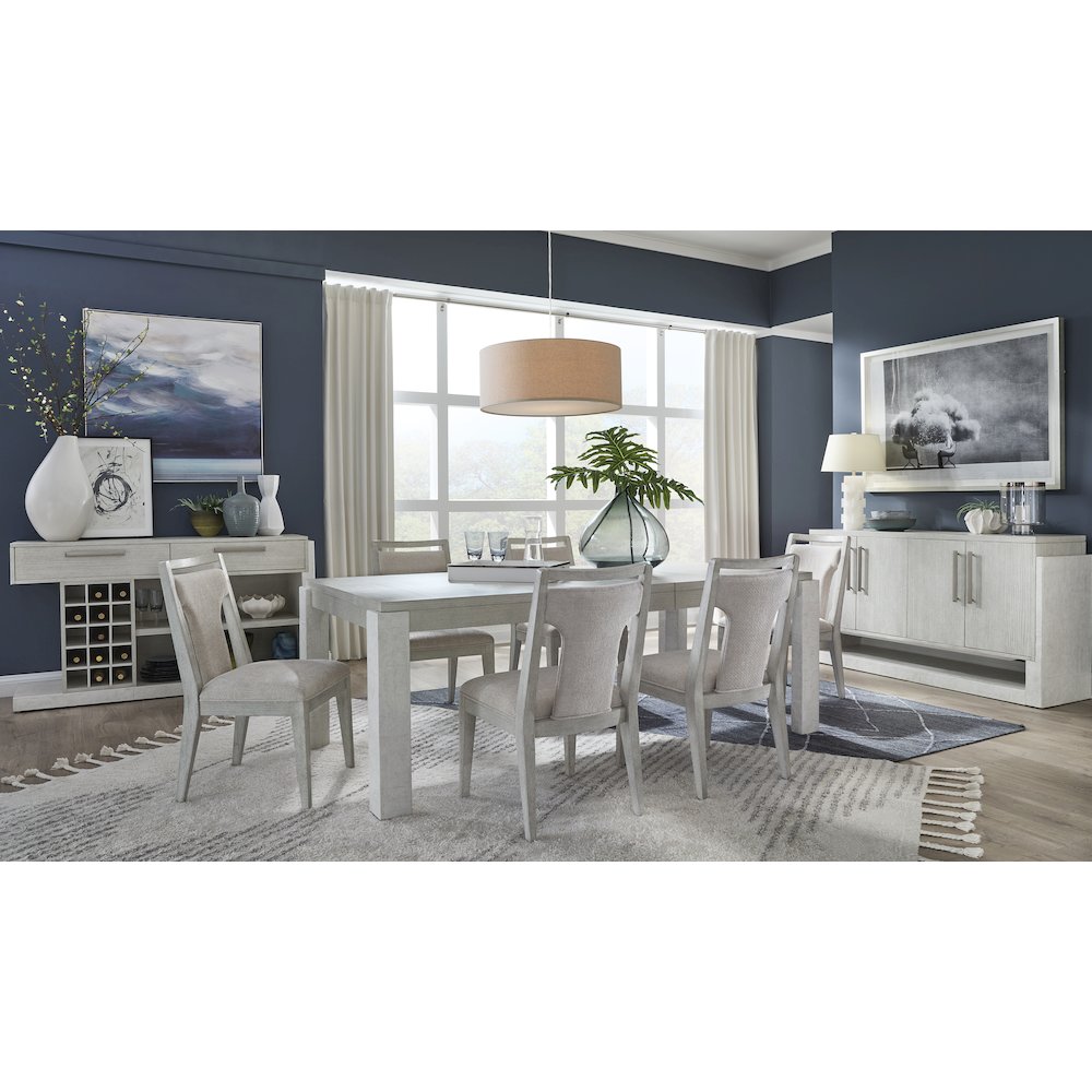 Lorelei Misty Cloud Upholstered Side Chair Two Pack