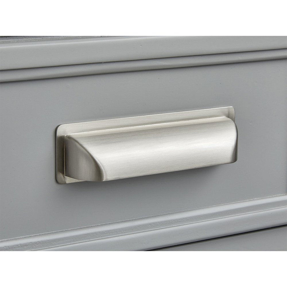 Charleston Harbor Gray California King Grey Panel Storage Bed