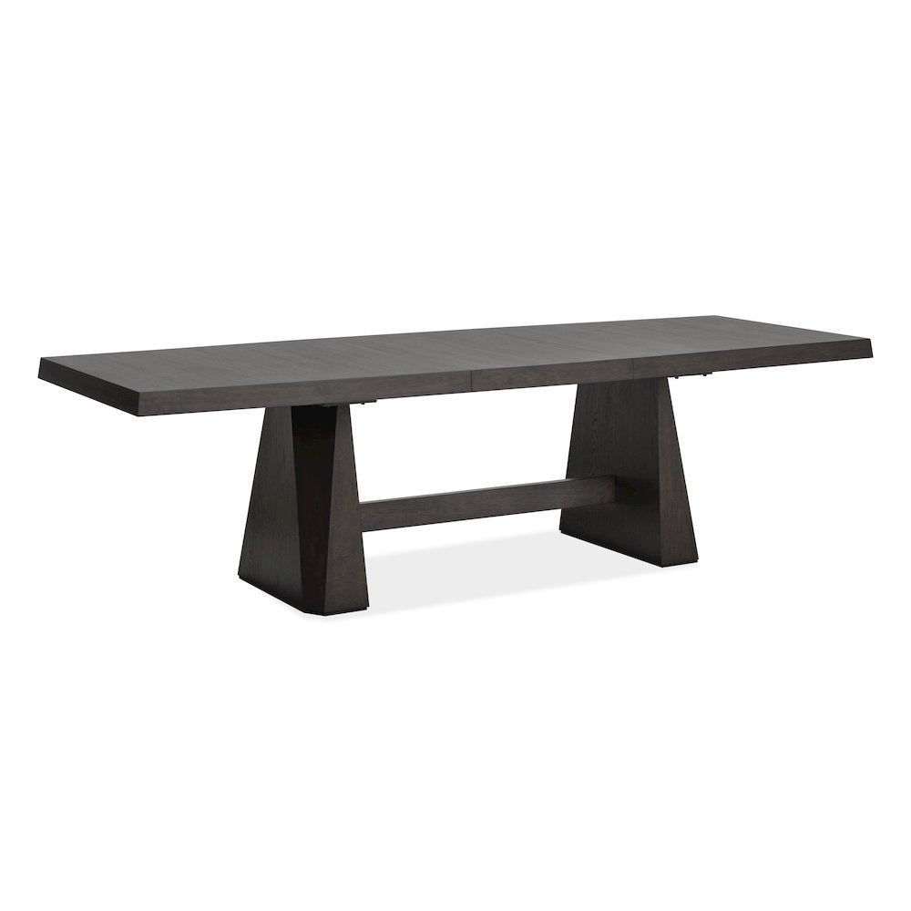 Tauren Coffee Bean Double Pedestal Dining Table Top