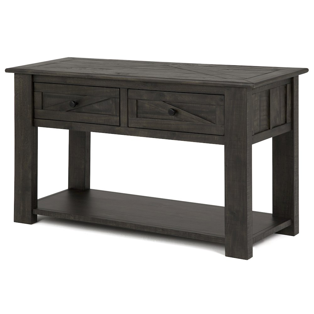 Garrett Weathered Charcoal Rectangular Sofa Table