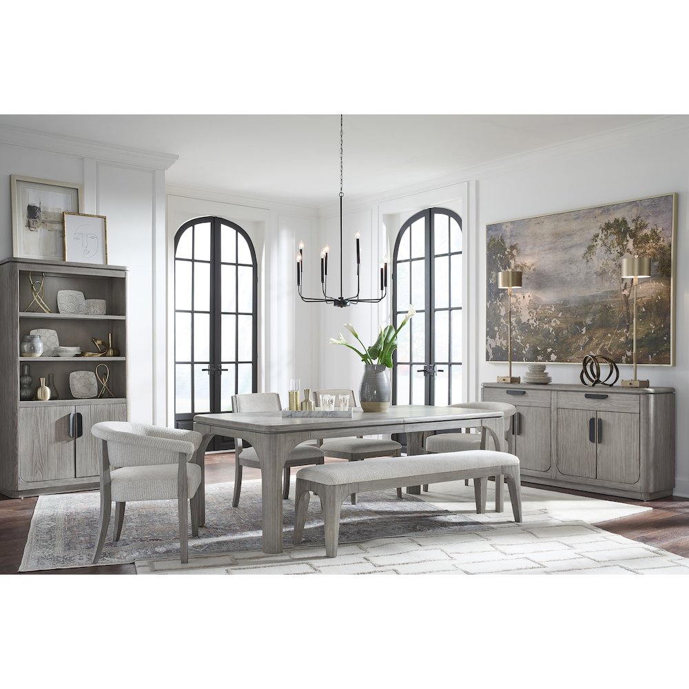 Braelyn Dorian Grey Upholstered Host Chair Two Pack