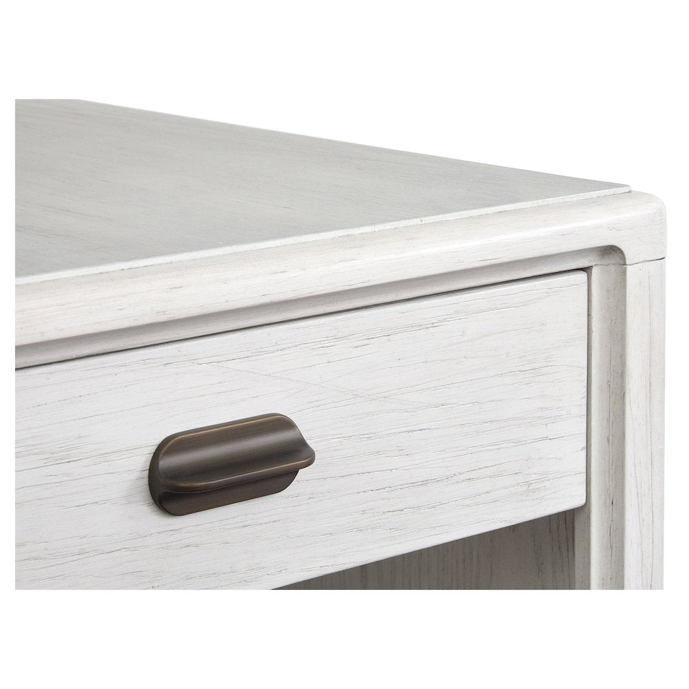 Sunset Cove Moonlight Pearl Chairside End Table