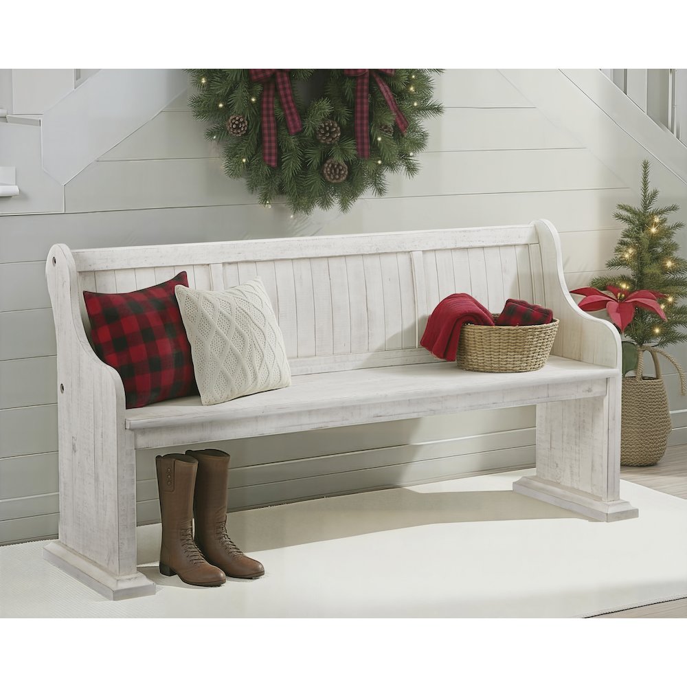 Bronwyn Alabaster And Toasted Nutmeg Bench