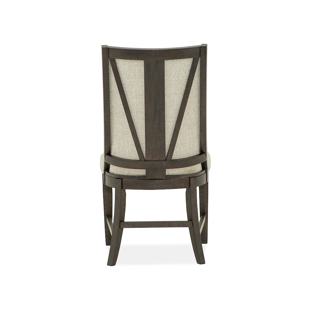 Westley Falls Graphite Upholstered Host Chair Two Pack