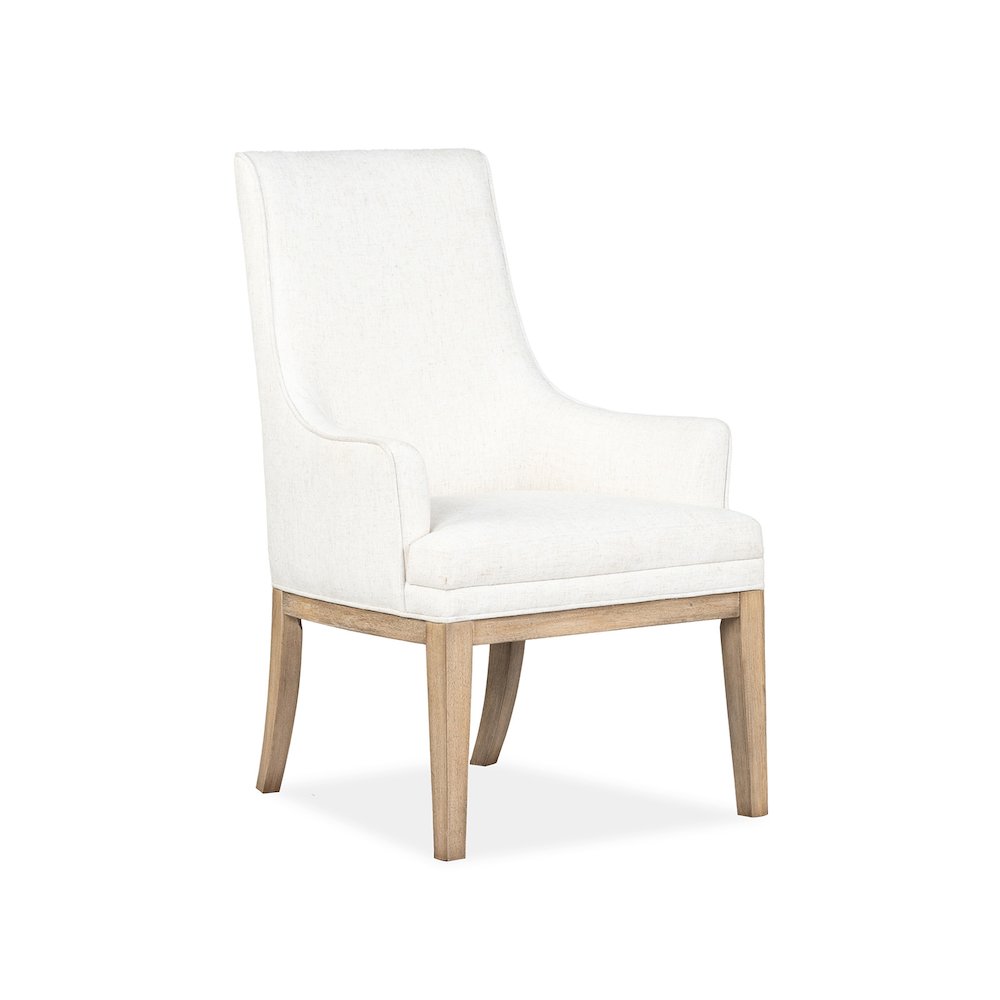 Coventry Honey Maple Upholstered Host Chair Two Pack