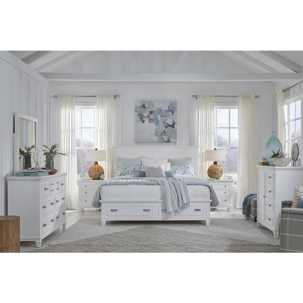 Charleston White Dove White Door Chest