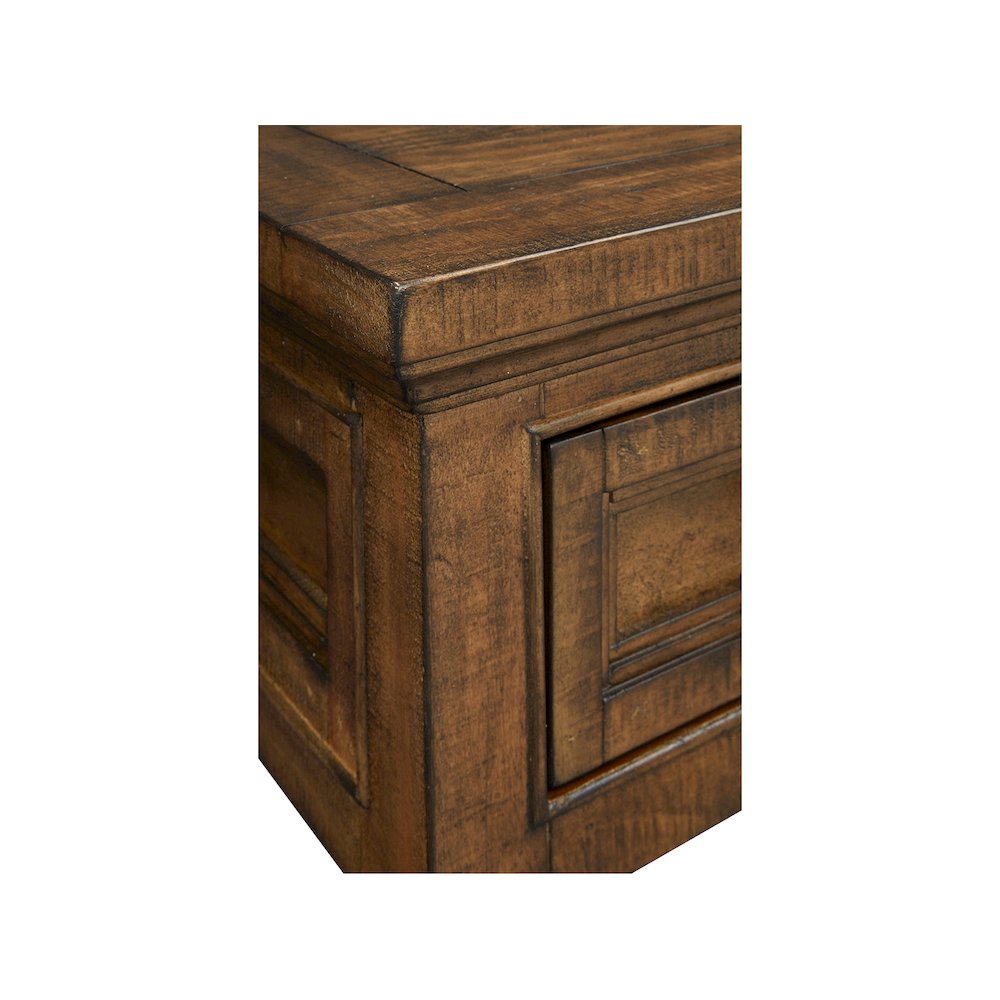 Bay Creek Toasted Nutmeg Rectangular Cocktail Table With Casters