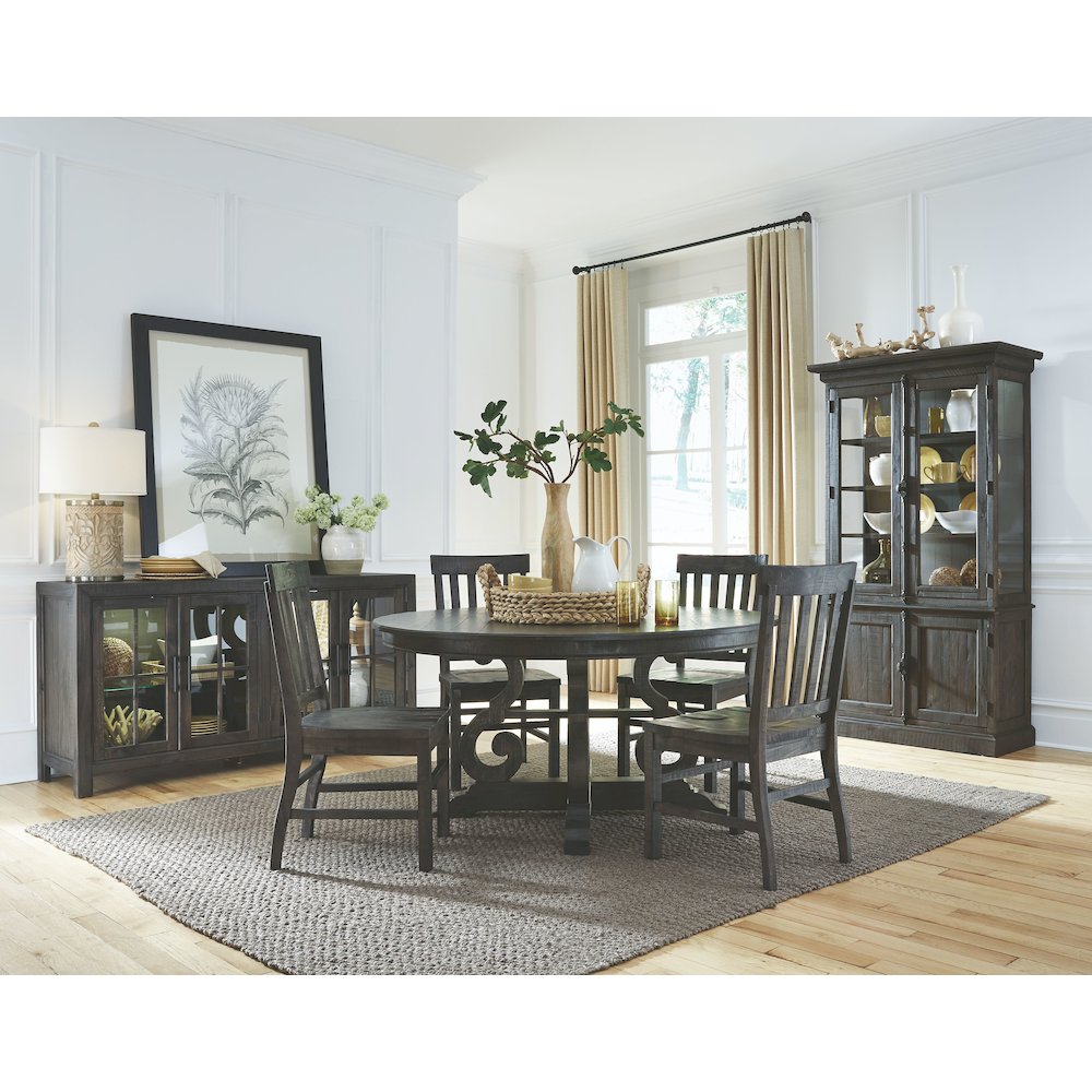 Bellamy Peppercorn 48" Round Dining Table