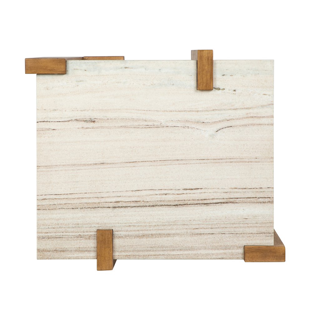 Carrington Honey Wheat Rectangular End Table