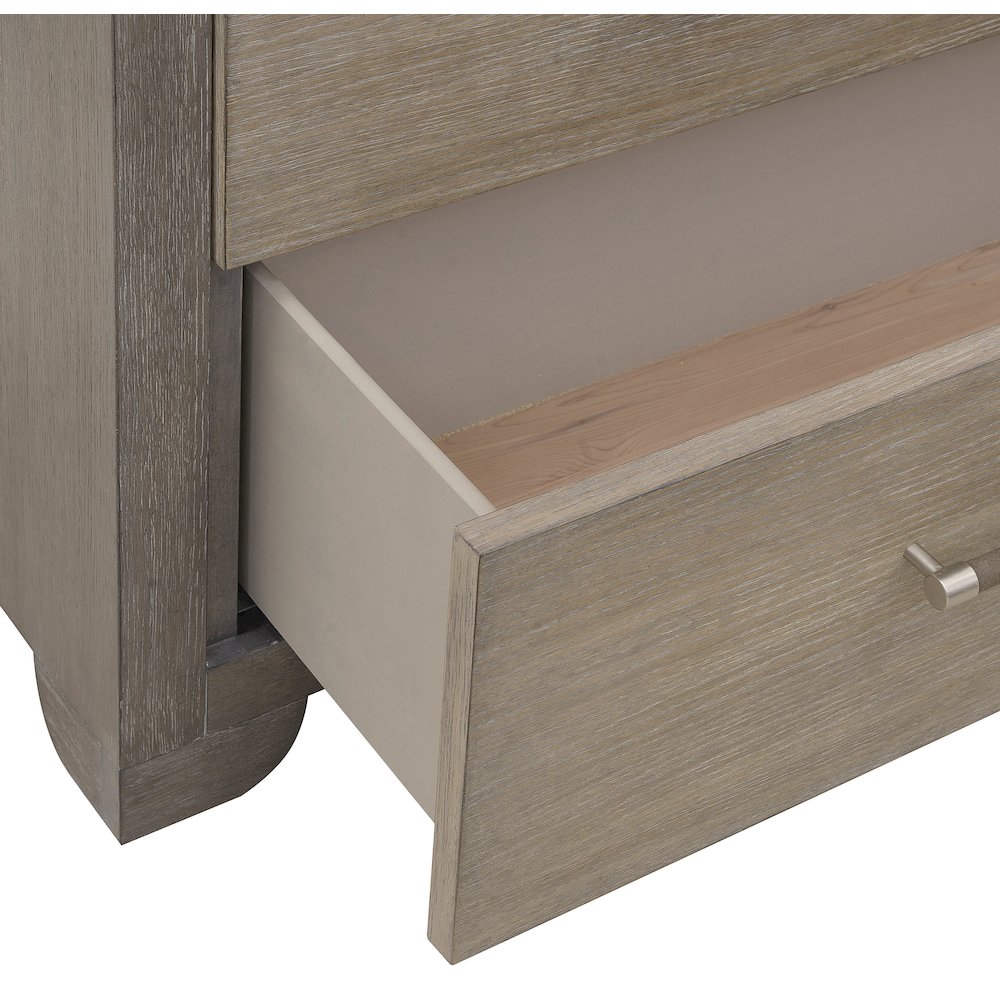 Pulaski Anderson Park Moose Trail And Frontier Brown 5 Drawer Chest
