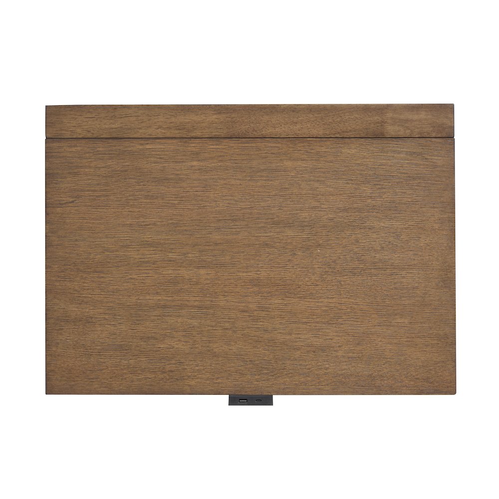 Callisto Bourbon Brown Drawer Nightstand
