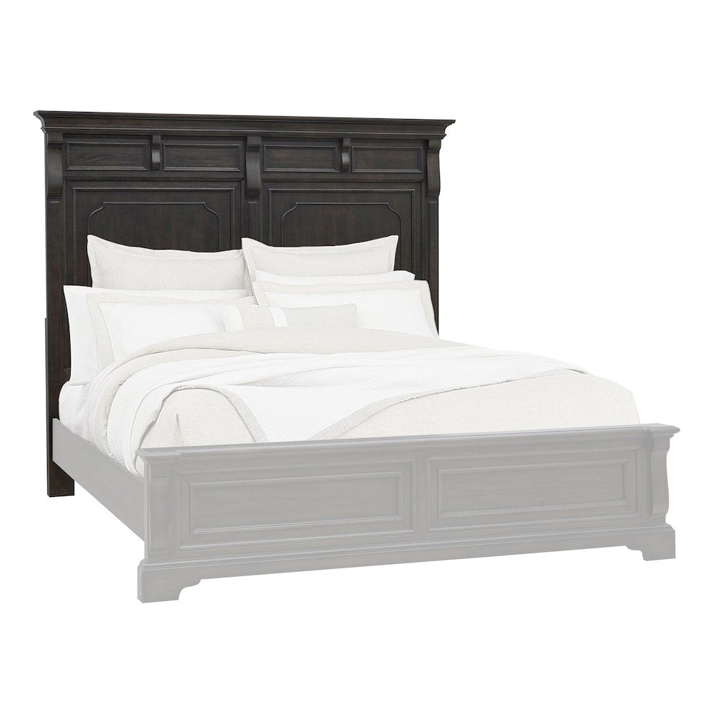 Pulaski Hickory Creek Brown Velvet Queen Panel Headboard