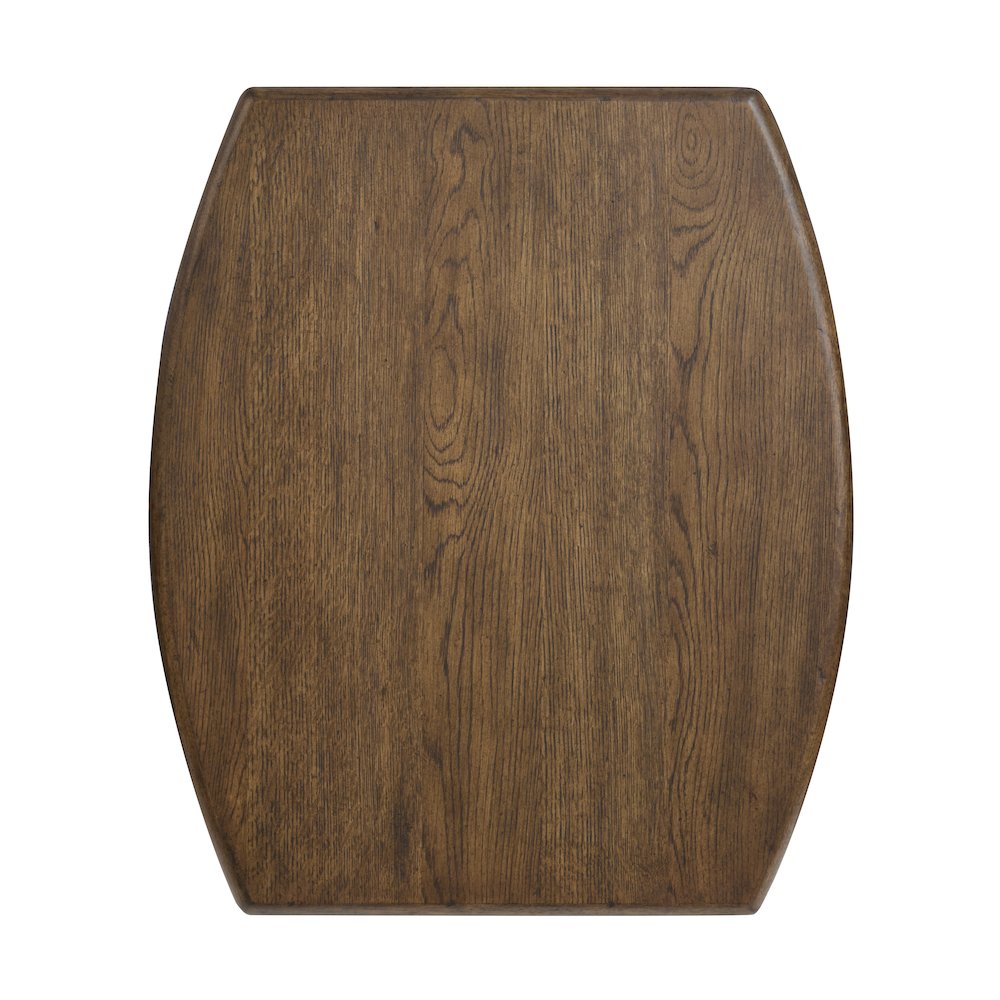Phoebe Sienna Brown Rectangular End Table