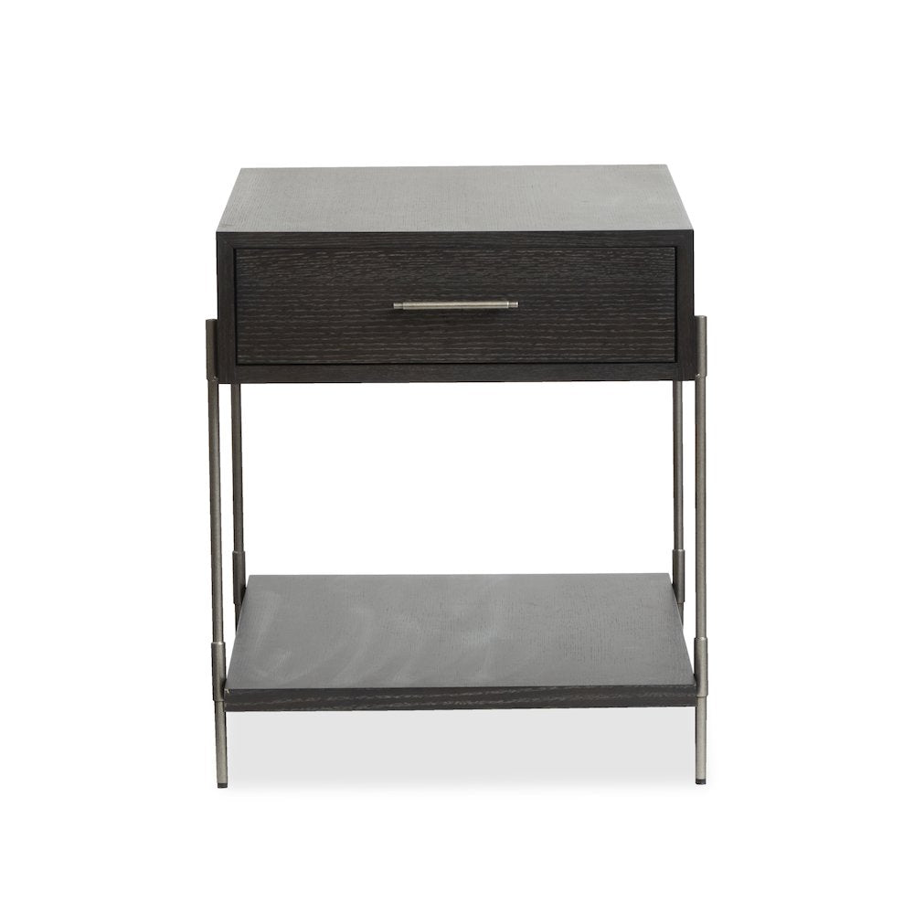 Spencer Dark Briarsmoke Rectangular End Table