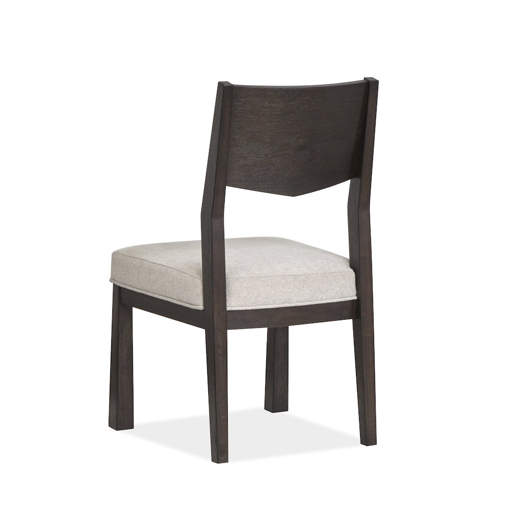 Tauren Coffee Bean Upholstered Side Chair Two Pack