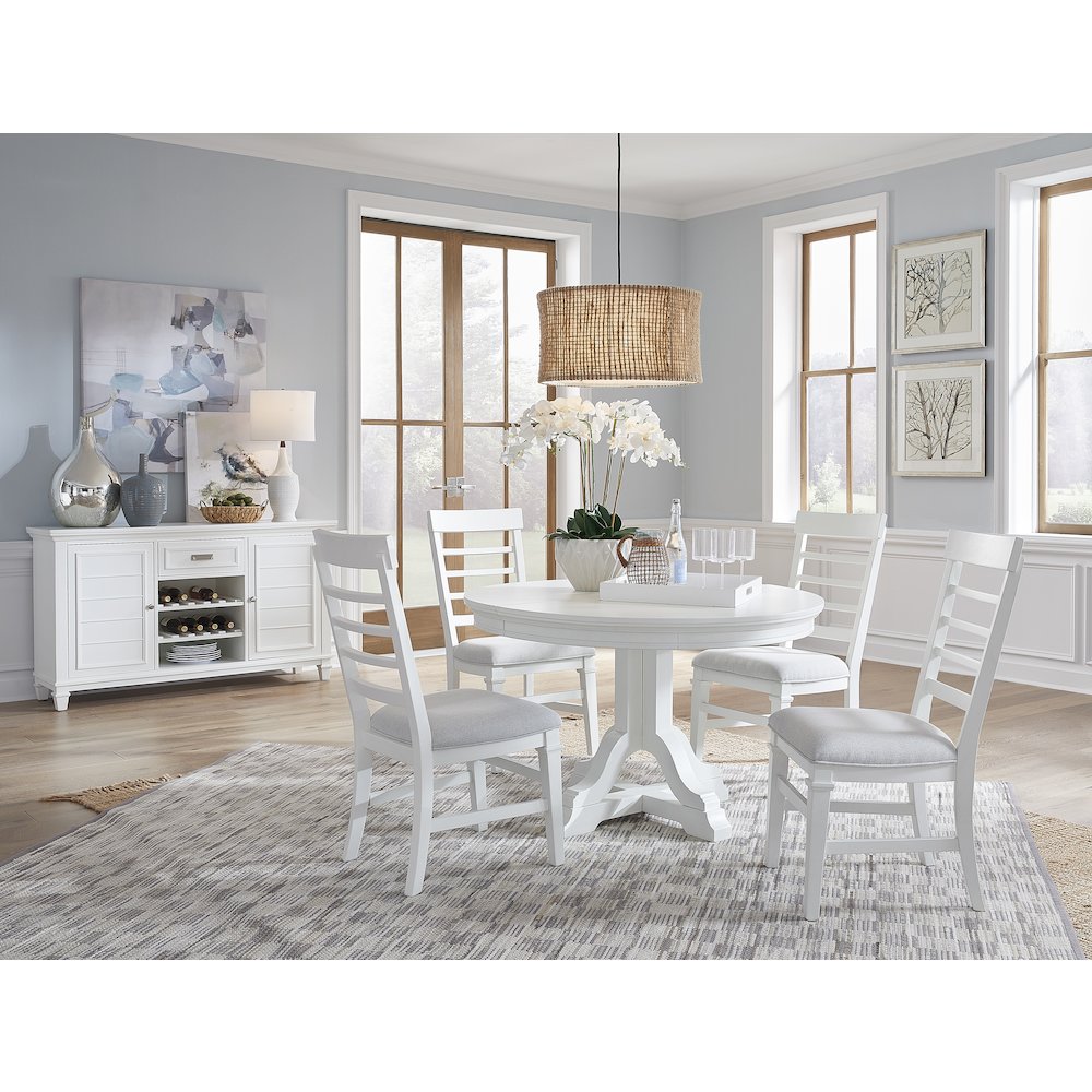 Charleston White Dove White Server