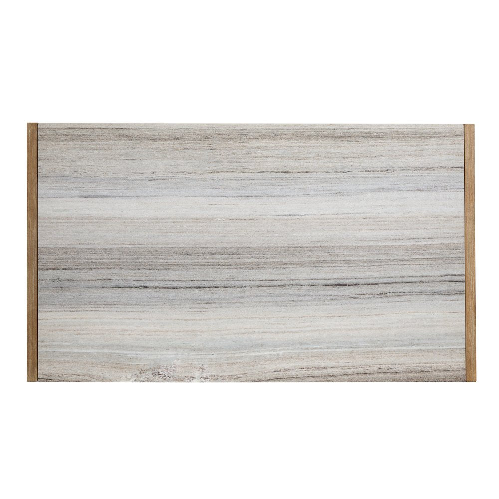 Plum Creek Sierra Brown Rectangular Cocktail Table With Casters