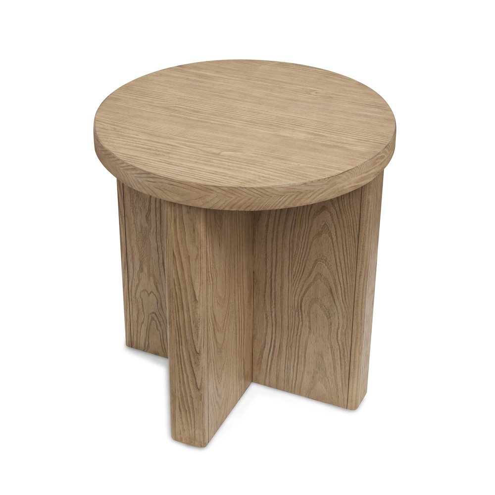 Hayden Golden Oat Round End Table