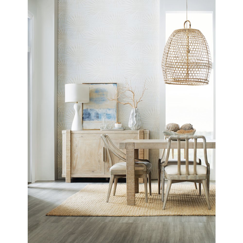 Hooker Furniture Commerce and Market Transitional Wood Seaside Buffet in Natural