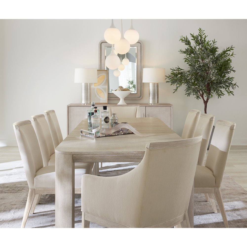Modern Mood Fabric Upholstered Side Chair in Natural by Hooker Furniture